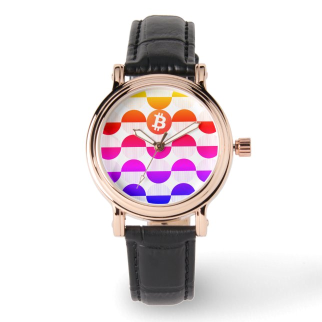 Relógio Registro do Designer de Bitmoeda (Frente)