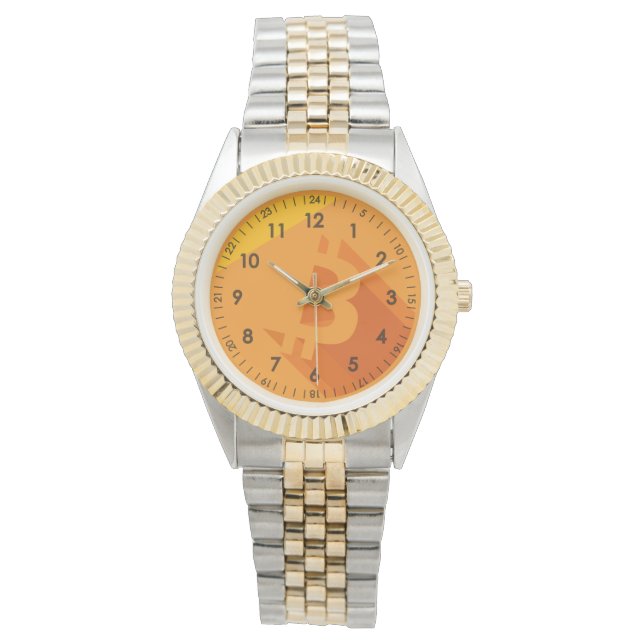 Relógio Registro do Designer de Bitmoeda (Frente)