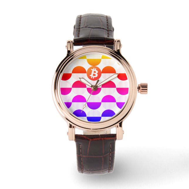 Relógio Registro do Designer de Bitmoeda (Frente)