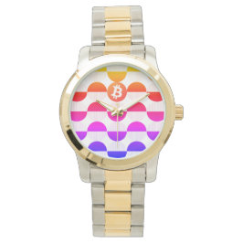 Relógio Registro do Designer de Bitmoeda