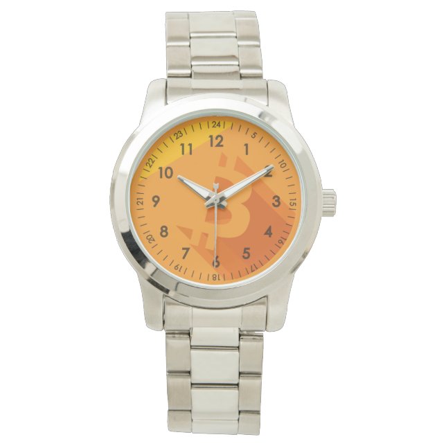 Relógio Registro do Designer de Bitmoeda (Frente)