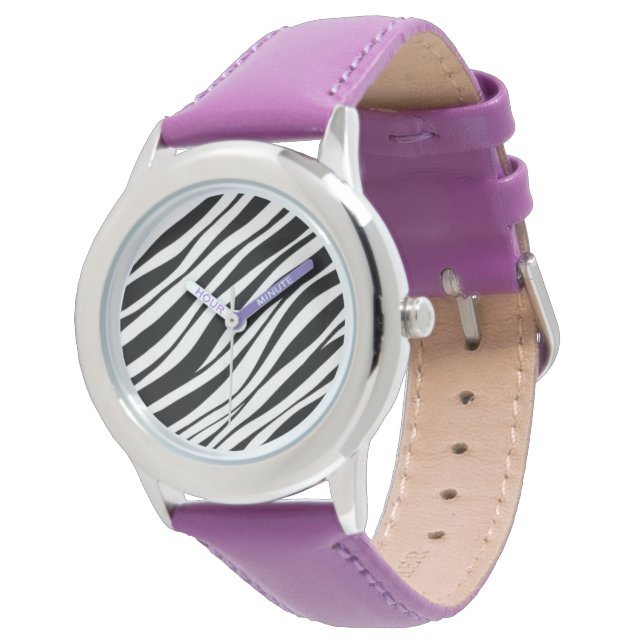Relógio Reloj en forma de cebra para niñas (Angular)