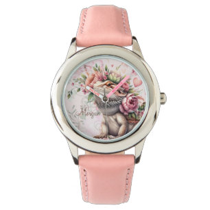 Relógio Reptile Lizard Birthday Monogramed