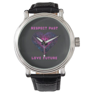 Relógio Respeite o Passado, Ame o Futuro Design
