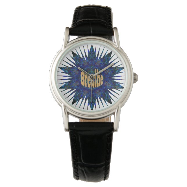 Relógio Respire, No Blue Boho Star, (Frente)