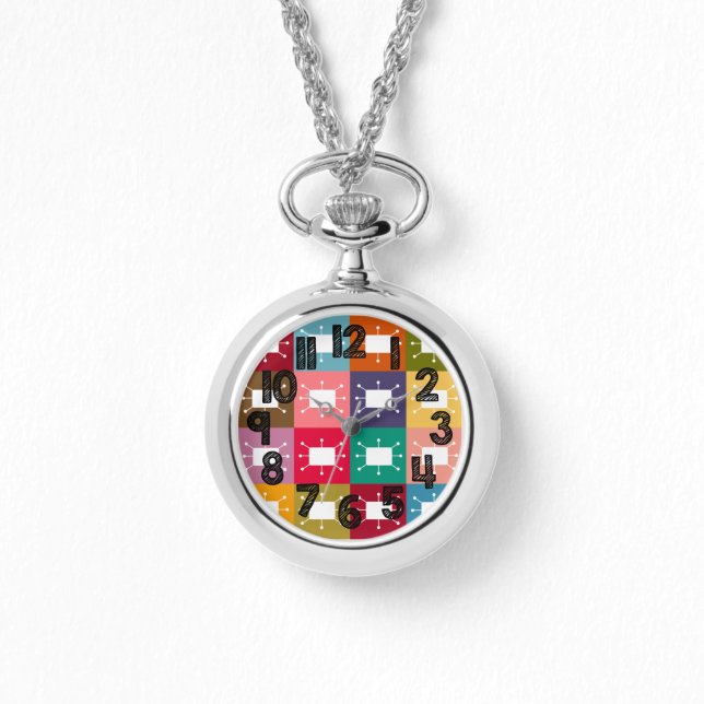 Relógio Retângulos Atômicos (Frente)