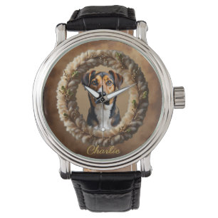 Relógio Retrato de Animal de Estimação Personalizado – Bas