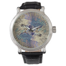 Retrato surreal de gato turco...