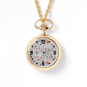 Relógio Retro Atomic Starburst Design Watch