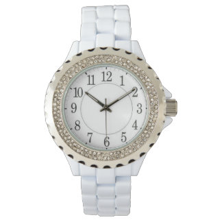 Relógio Rhinestone Enamel Watch for Women