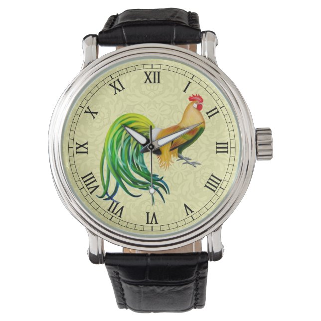 Relógio Rico Poultry Phoenix Rooster Watch (Frente)