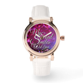 Relógio Romantic Love Quotes Vintage Valentine's Watches