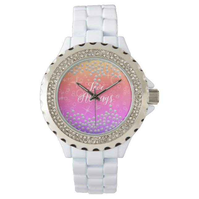 Relógio Romântica Pearls Rainbow eWatch (Frente)