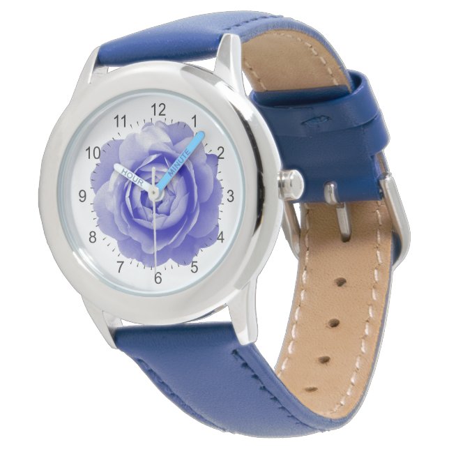 Relógio Rosa azul (Angular)