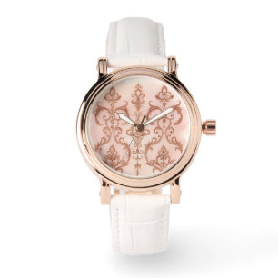 Relógio Rosa Dourado Mozaik, Clássico,Women eWatch