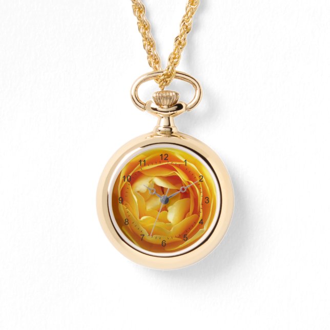 Relógio rosa e rosebud (Frente)