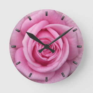 Relógio Rosa Flor de Rosa Relógio de Parede Decora