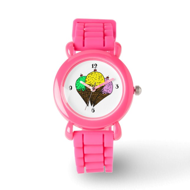 Relógio rosa reloj (Frente)