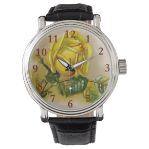 Relógio Rosa Trabalho de arte Impressão de Belas Arte Amar