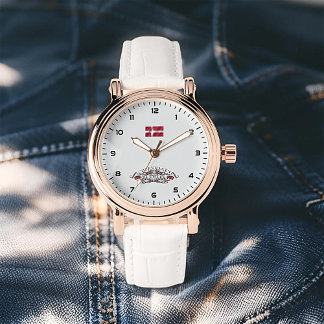 Relógio Rosa Vintage Watch do Orgulho de Copenhaga