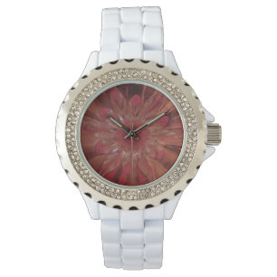 Relógio Rosé Flower Pink Watch