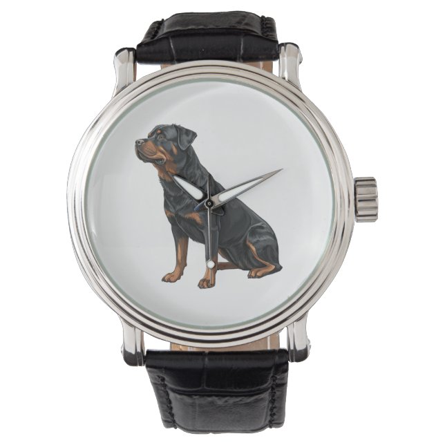 Relógio Rottweiler (Frente)