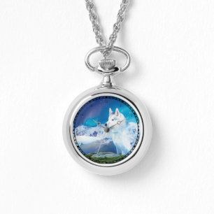 Relógio Rouco personalizado com montanhas