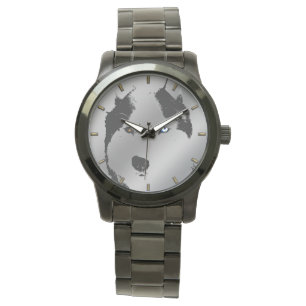 Relógio Rouco Watch Siberian Husky Malamuute Wrist Watch