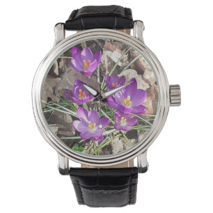 Relógio Roxo Crocus Watch