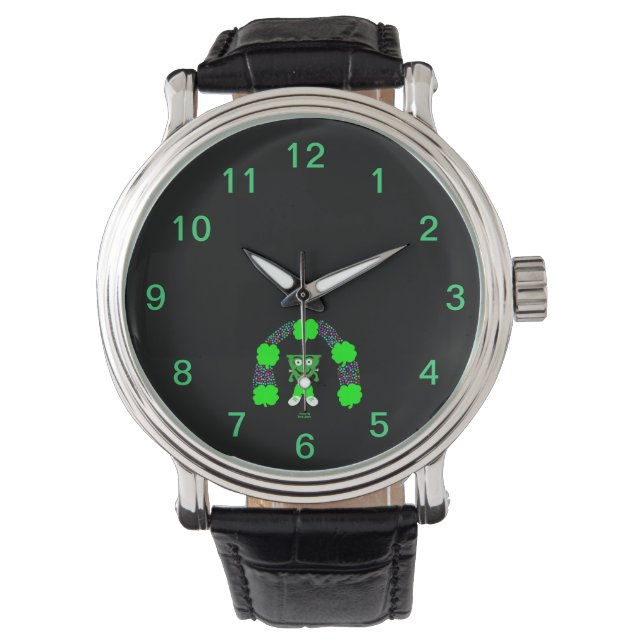 Relógio Rua, FrankenCheese Men's Vintage Watch (Frente)