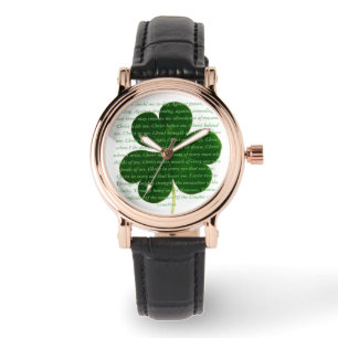Relógio Rua. Patrick Irish Poem The Deer's Cry Shamrock
