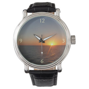 Relógio Salto do Sol no Mar III Horizonte Oceano