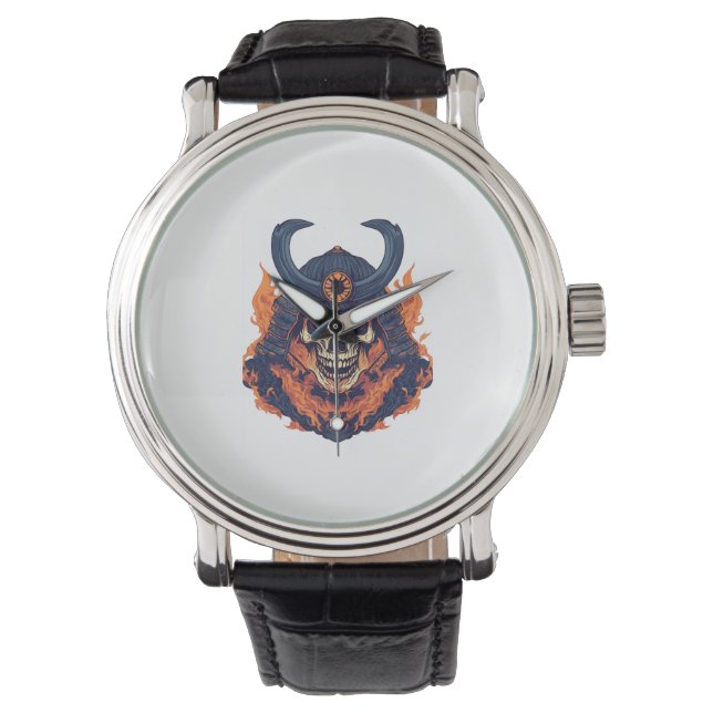Relógio Samurai Oni Skull (Frente)