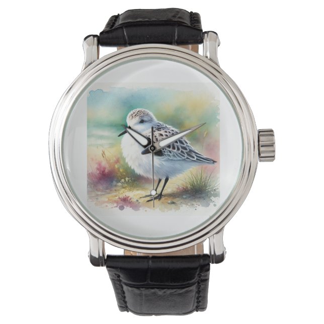 Relógio Sanderling Bird 200924AREF115 - Watercolor (Frente)