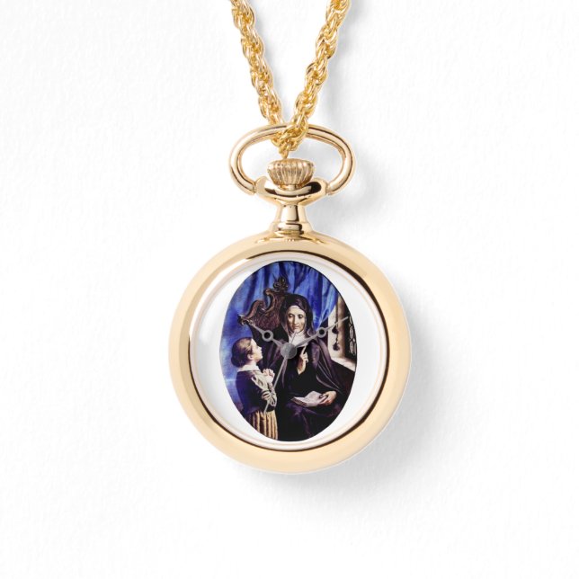 Relógio Santo Angela Merici Virgem e Encontro (Frente)