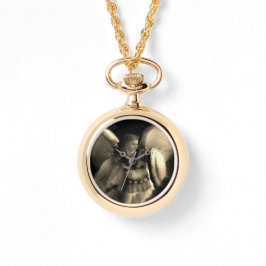 Relógio Santo de Vintage B&W Michael Angel