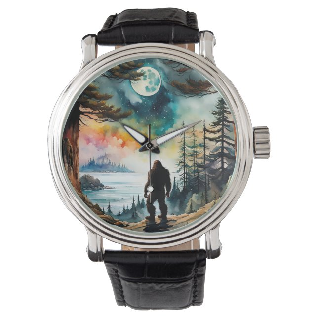 Relógio Sasquatch em Ridge, olhando para o Oceano (Frente)