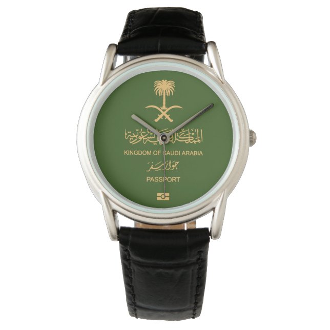 Relógio Saudi Arabia passport wristwatch (Frente)