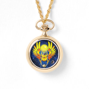 Relógio Scarab Necklace Watch