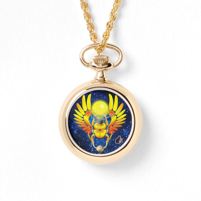 Relógio Scarab Necklace Watch (Frente)