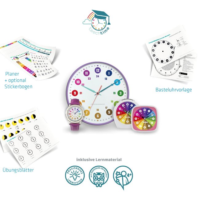 Relógio Schulanfangsgeschenk Lernuhr Kinder-Armbanduhr (Criador carregado)