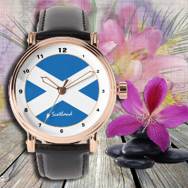 Relógio Scottish Flag watch, Scotland patriots / fashion