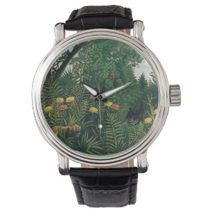 Relógio Selva de Arte Popular Rousseau
