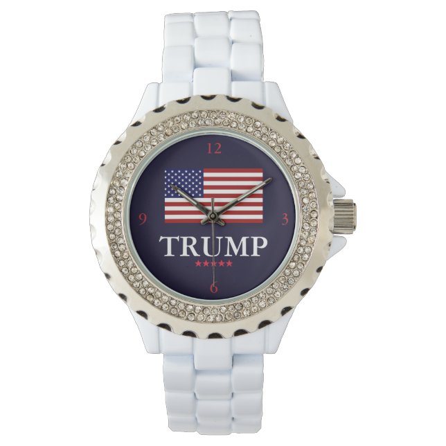 RELÓGIO SENHOR PRESIDENTE DONALD TRUMP WATCH (Frente)