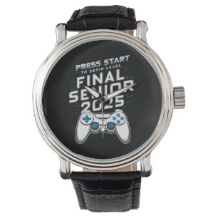 Relógio Sênior 2025 Turma de 2025 Gamer Video Games