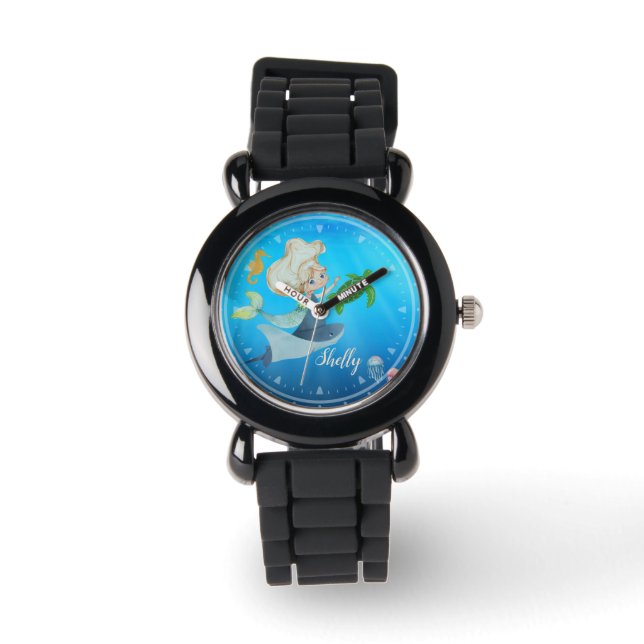 Relógio Sereia Personalizada (Frente)