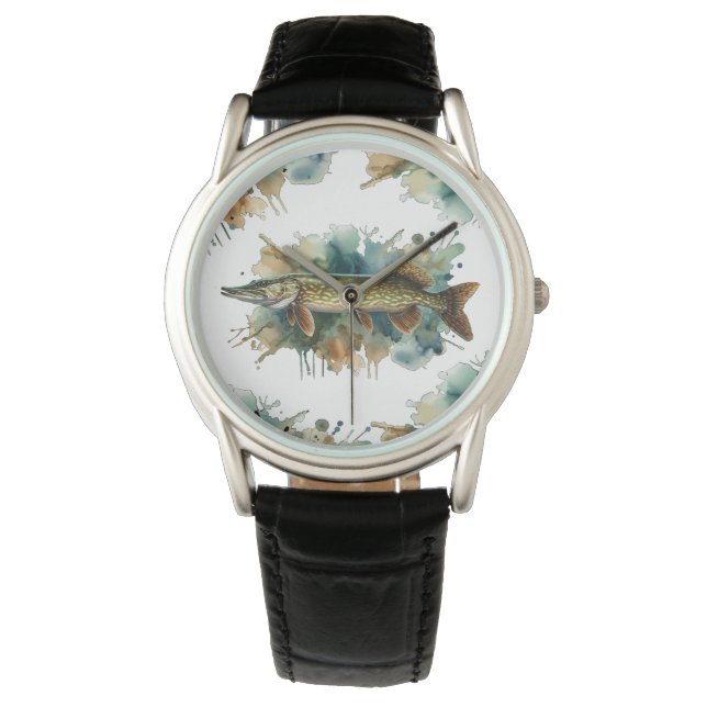 Relógio Série Watercolor: Pike (Frente)