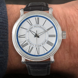 Relógio Seu nome e nome da equipe de esportes