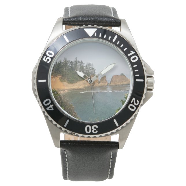 Relógio Shores Acres State Park, Costa do Oregon (Frente)