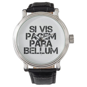 Relógio Si Vis Pacem Para Bellum